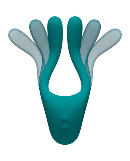 Tryst Tryst V2 Bendable Multi Zone Massager w/Remote - Teal - Image 4