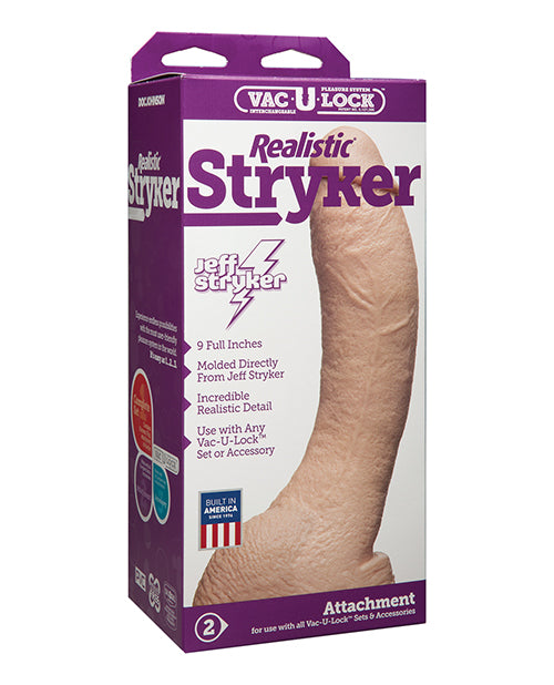 Vac-U-Lock 9" Stryker Realistic - White