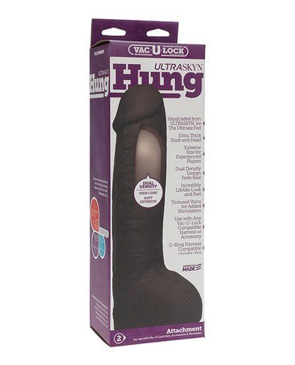 Vac-U-Lock ULTRASKYN 12" Hung - Chocolate