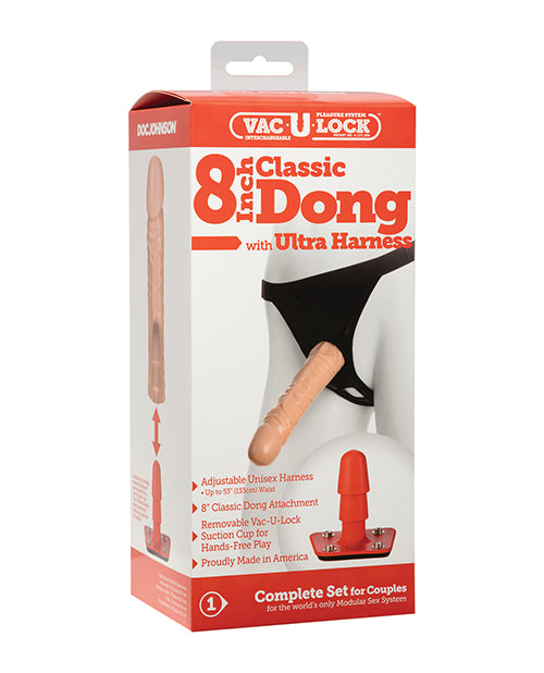 Ultra Harness 2 Set w/8" Dong & Powder