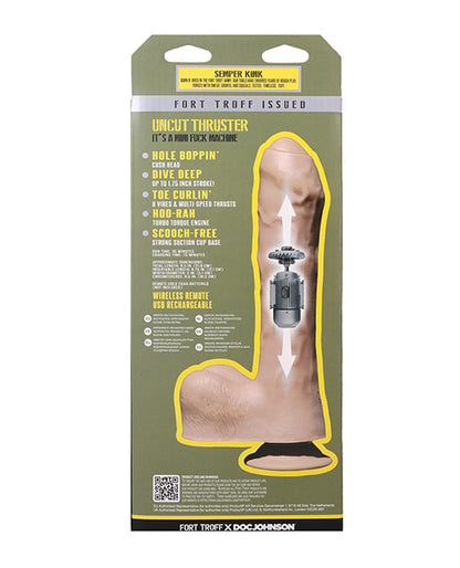 Fort Troff Piston Thruster Mini Fuck Machine w/Remote - Caramel