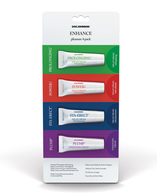 NO ETA Enhance Pleasure - Asst. Pack of 4