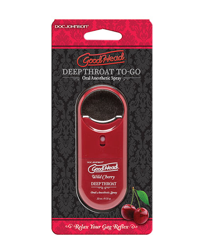 GoodHead Deep Throat Spray To-Go - Wild Cherry
