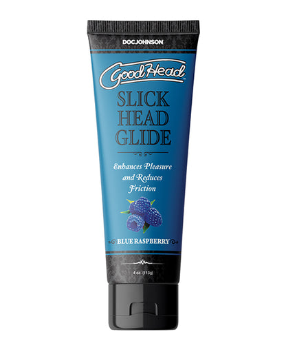 GoodHead GoodHead Slick Head Glide Boxed - 4 oz Blue Raspberry - Image 3