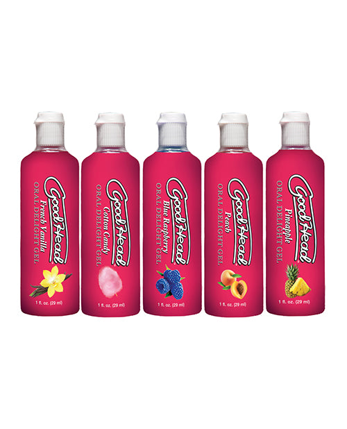 GoodHead GoodHead Oral Delight Gel - 1 oz Asst. Flavors Pack of 5 - Image 2