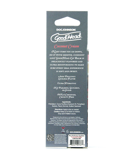 GoodHead GoodHead Pout Perfection Lip Balm - Coconut Cream - Image 4