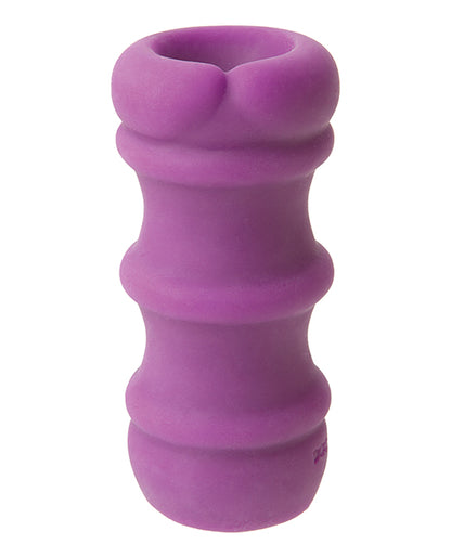 Mood ULTRASKYN Thick Ribbed Stroker - Purple