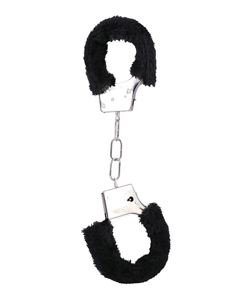 In A Bag Furry Handcuffs - Black