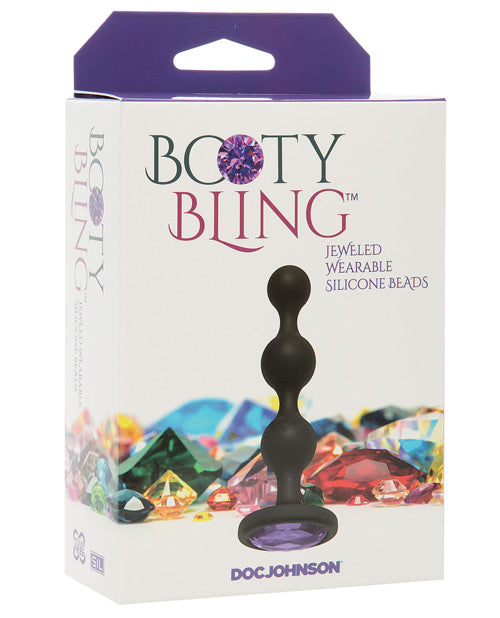 Booty Bling Wearable Silicone Beads - Purple