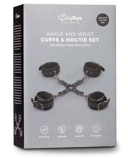 Easy Toys Easy Toys Hogtie w/Hand & Anklecuffs - Black - Image 5