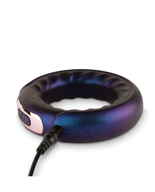 Hueman Saturn Vibrating Cock/Ball Ring - Purple