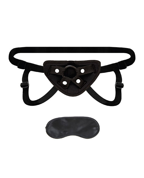 Lux Fetish Strap On Harness - Black