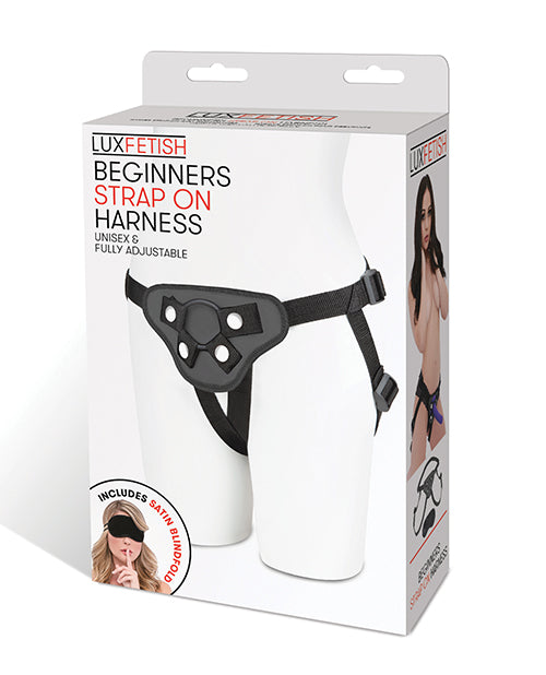 Lux Fetish Lux Fetish Beginners Strap On Harness - Black - Image 19