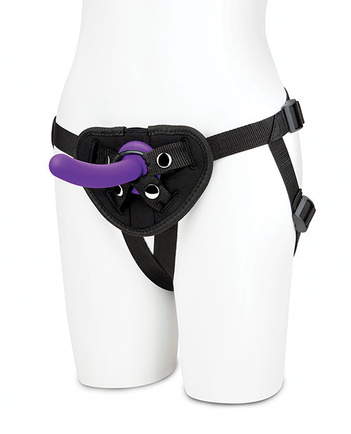 Lux Fetish 5" Dildo w/Strap On Harness Set