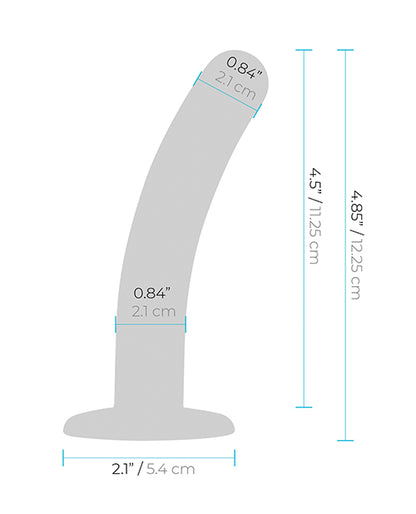 Lux Fetish 5" Dildo w/Strap On Harness Set