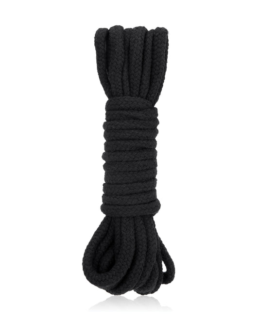 Lux Fetish Bondage Rope - 5m/16 ft Black