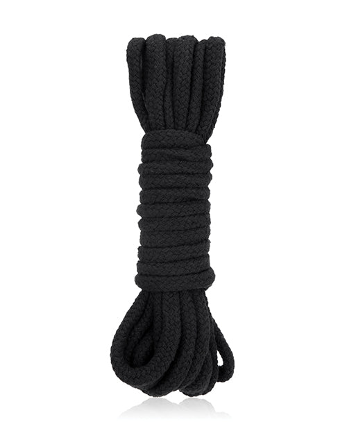 Lux Fetish Bondage Rope - 5m/16 ft  Black