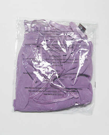 Violet Lace & Mesh Underwire Babydoll w/G-String 2 pc Set - Orchid Bloom XL