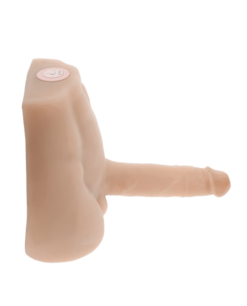 Evolved Easy Rider Thrusting & Vibrating Life-Like Dildo - Light
