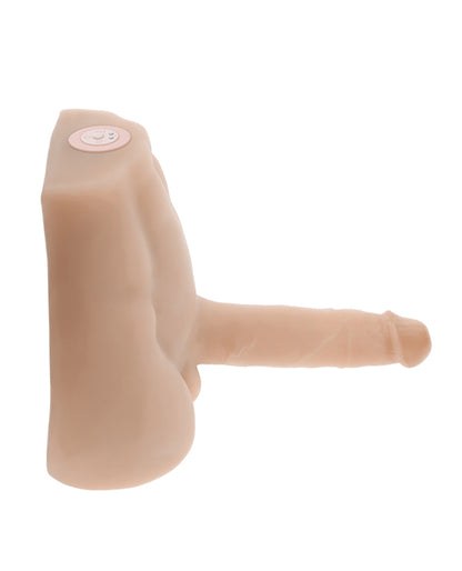 Evolved Easy Rider Thrusting & Vibrating Life-Like Dildo - Light