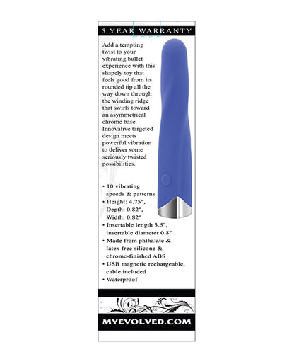 Evolved Evolved Twisted Temptation Vibrating Bullet - Purple - Image 18