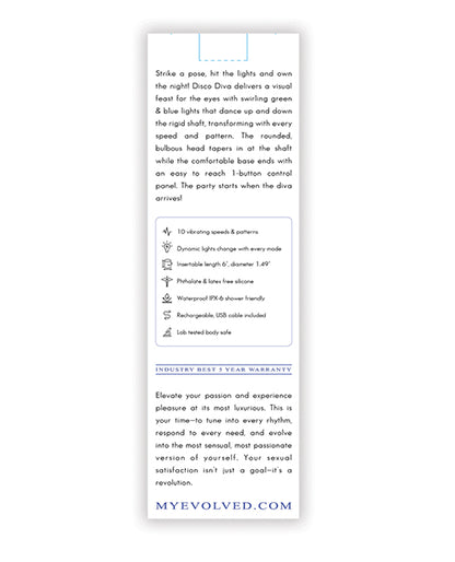 Evolved Disco Diva - Blue