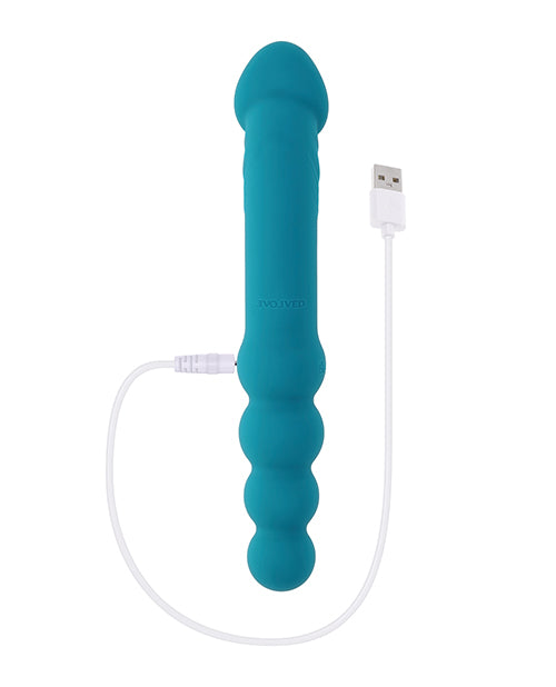 Evolved Evolved Flip Flop Dual-Sided Vibrator - Teal - Image 5
