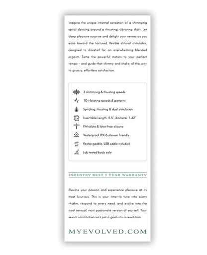 Evolved The Shimmy - Mint