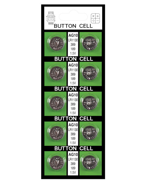 Batteries  AG10 - Card of 10