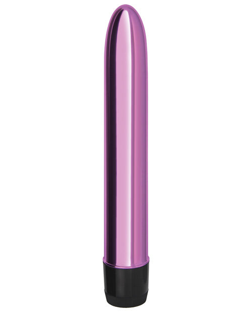 Erotic Toy Company Erotic Toy Company Chrome Classics 7" Vibe - Pink - Image 5