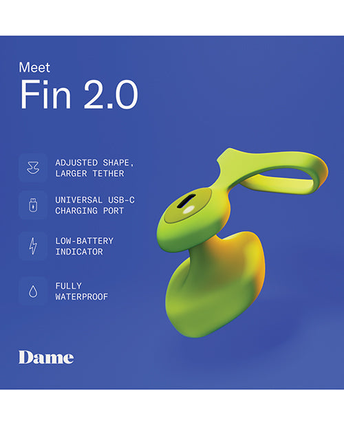 Dame Fin 2.0 Finger Vibrator - Citrus | Eldorado myluxurytoys Dame Fin 2.0 Finger Vibrator - Citrus | Eldorado myluxurytoys