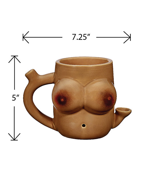 Fashioncraft Novelty Mug - Boobs Brown