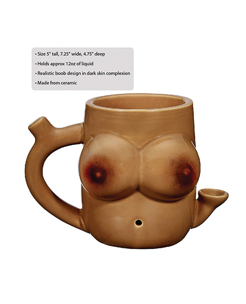 Fashioncraft Novelty Mug - Boobs Brown