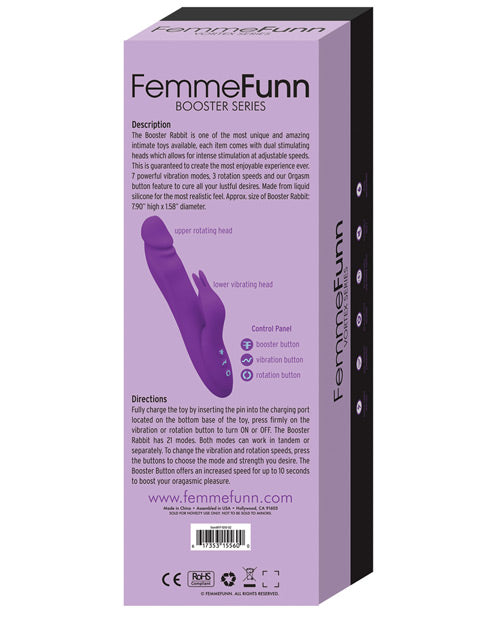 Femme Funn Booster Rabbit - Purple