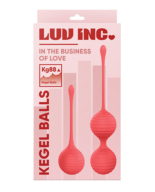 Luv Inc. Silicone Kegel Ball Set - Coral