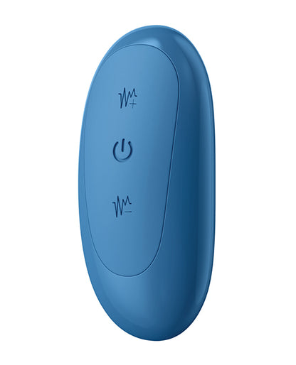 Luv Inc. Beaded Strap-On Luv Vibe - Blue