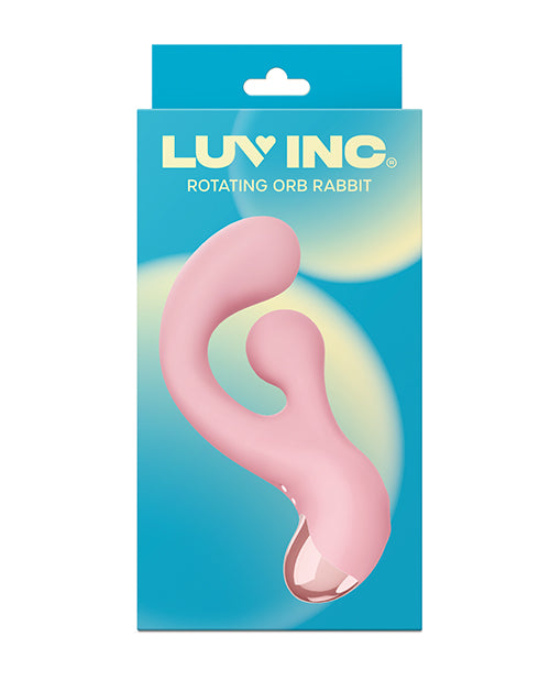 Luv Inc. Rotating Orb rabbit - Light Pink
