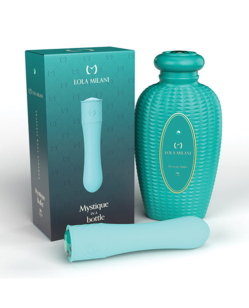 Lola Milani Lola Milani Mystique Bullet w/Emerald Bottle - Teal - Image 9