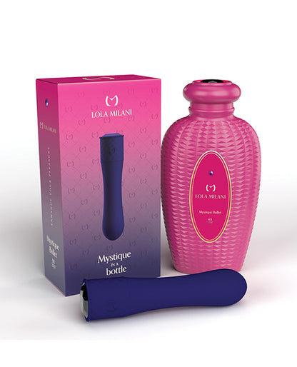 Lola Milani Lola Milani Mystique Bullet w/Pink Bottle - Dark Purple - Image 9