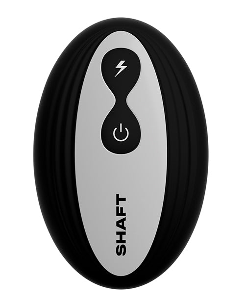 Shaft Shaft Flexskin Liquid Silicone 9.5" Vibrating Curved Dong w/Balls - Oak - Image 6