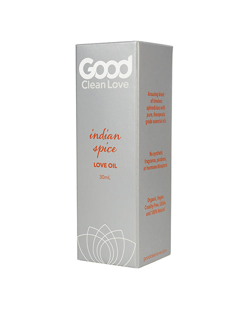 NO ETA =Good Clean Love Indian Spice Love Oil - 30 ml