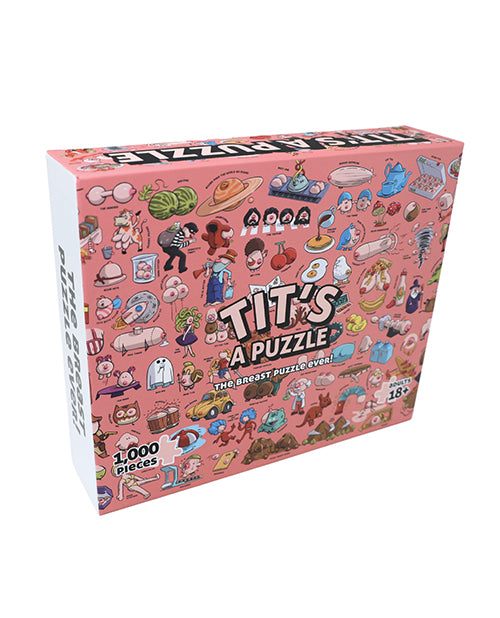 Tit's A Puzzle 1000 Piece Boob Themed Puzzle