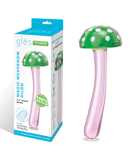 Glas 7.5" Magic Mushroom Dildo