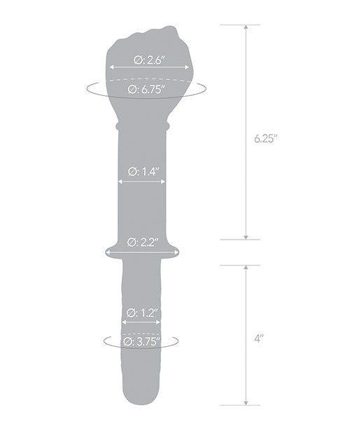 Glas 11" Fist Double Ended w/Handle Grip