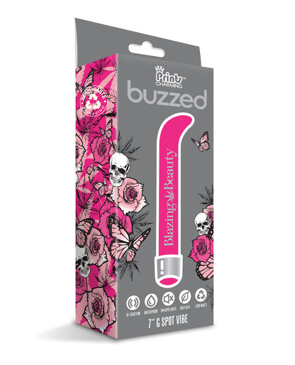 Buzzed 7" G-Spot Vibe - Blazing Beauty Pink