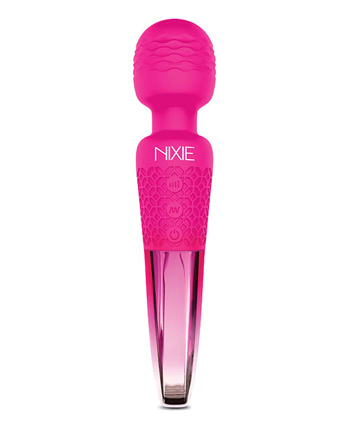 Nixie Rechargeable Wand Massager - Pink Ombre Metallic