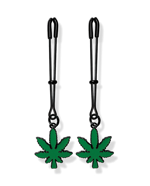 Stoner Vibes Glow In the Dark Adjustable Tweezer Nipple Clamps