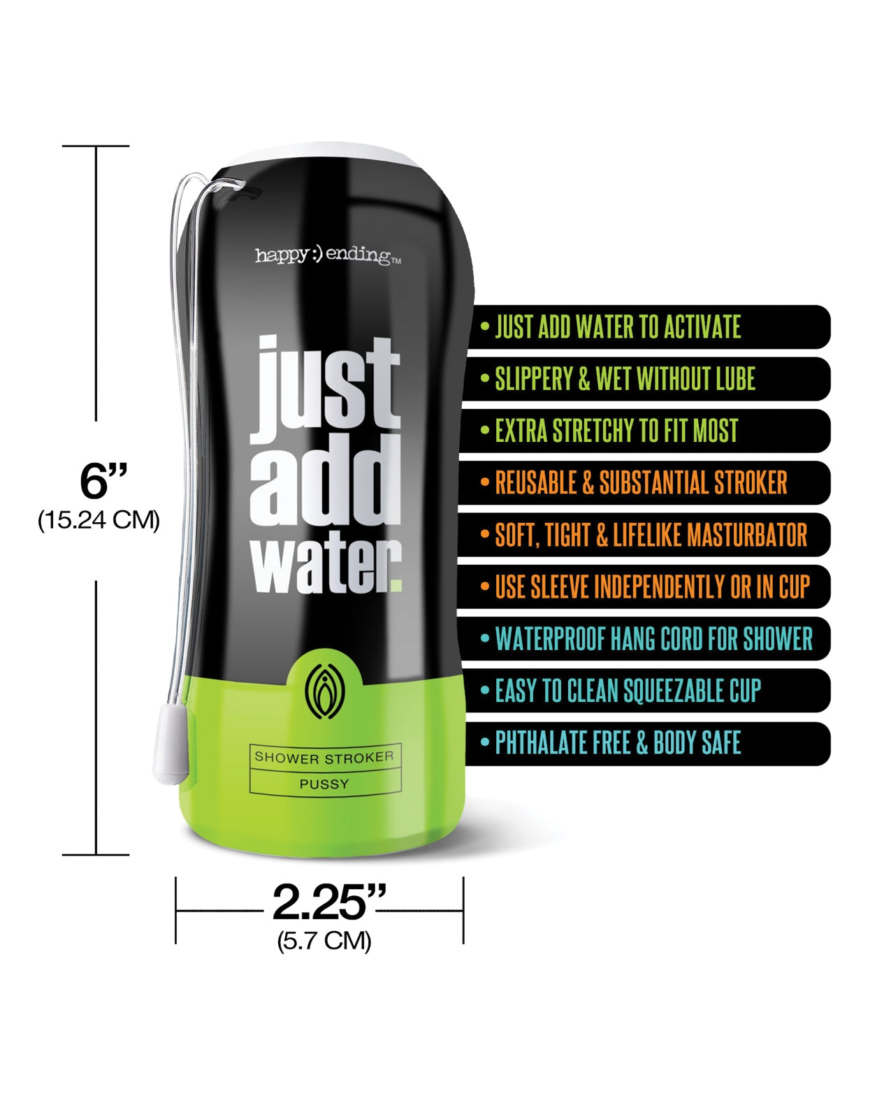 Just Add Water Shower Pussy - Tan