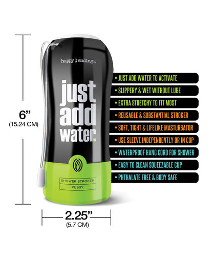 Just Add Water Shower Pussy - Tan