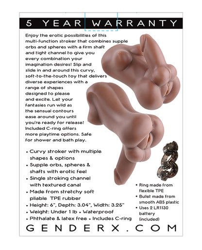 Gender X Gender X Complete Package Multi Function Stroker - Dark - Image 2